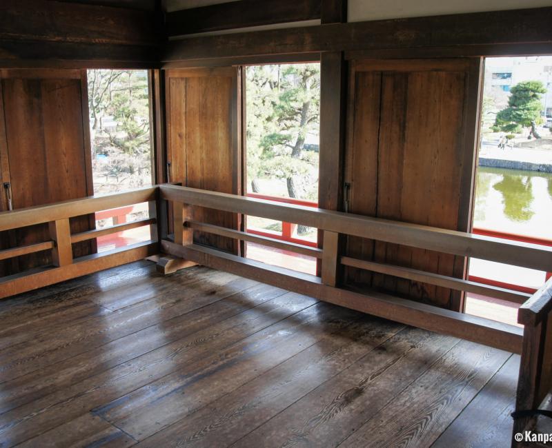 Matsumoto Castle, Inside view of the keep 3