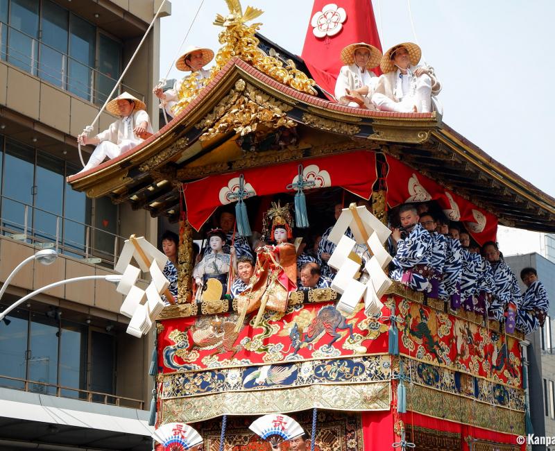 Gion Matsuri in Kyoto, Hoko Naginata float Gion Matsuri in Kyoto, Hoko Naginata float