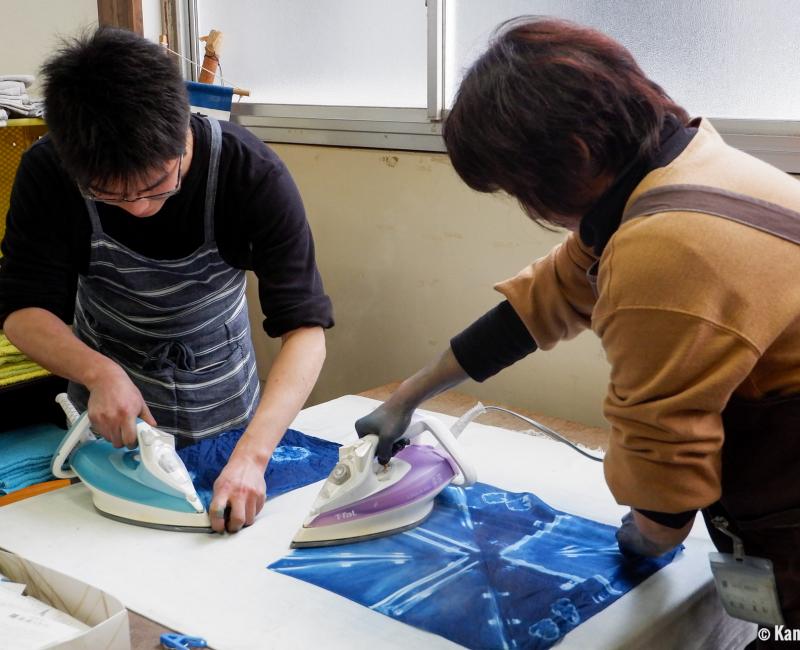 Morioka Tezukuri Mura, Fabric dyeing workshop 5