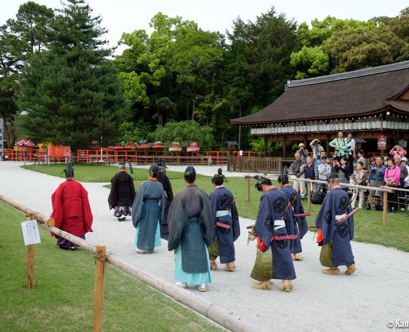 Aoi Matsuri (Kyoto), Procession at Kamigamo Shrine 9