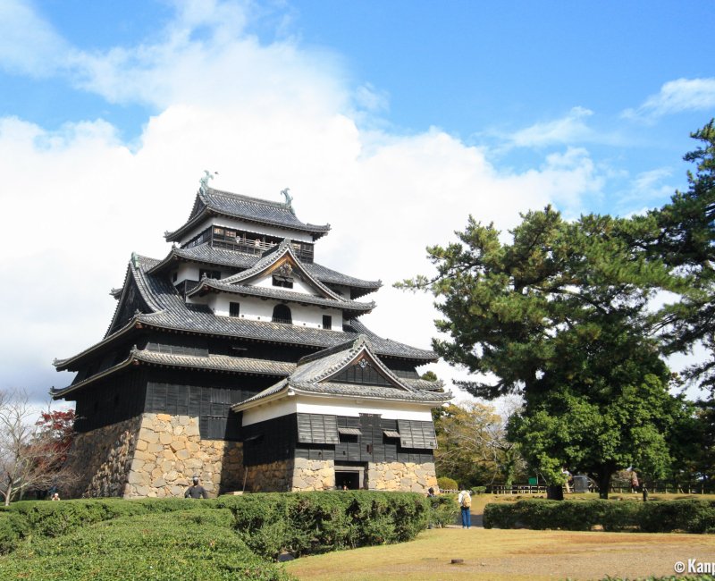 Matsue (Shimane), View on the castle's authentic keep