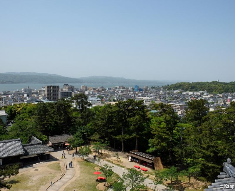 View on Matsue from Matsue Castle 3
