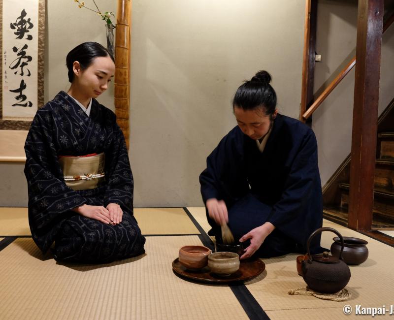 Machiya Cottage Karigane (Kyoto), Welcome Tea Ceremony  Machiya Cottage Karigane (Kyoto), Welcome Tea Ceremony