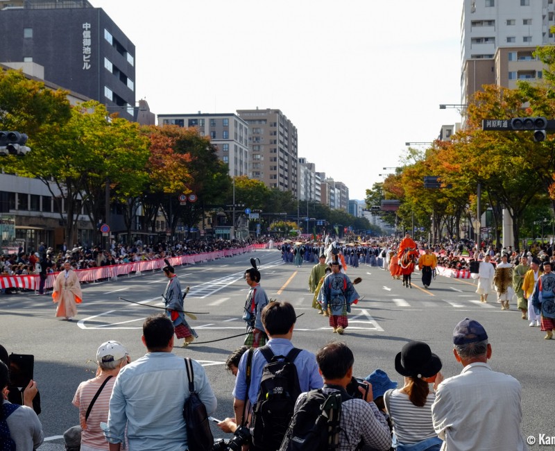 Jidai Matsuri (Kyoto), View on the public and on the parade 2
