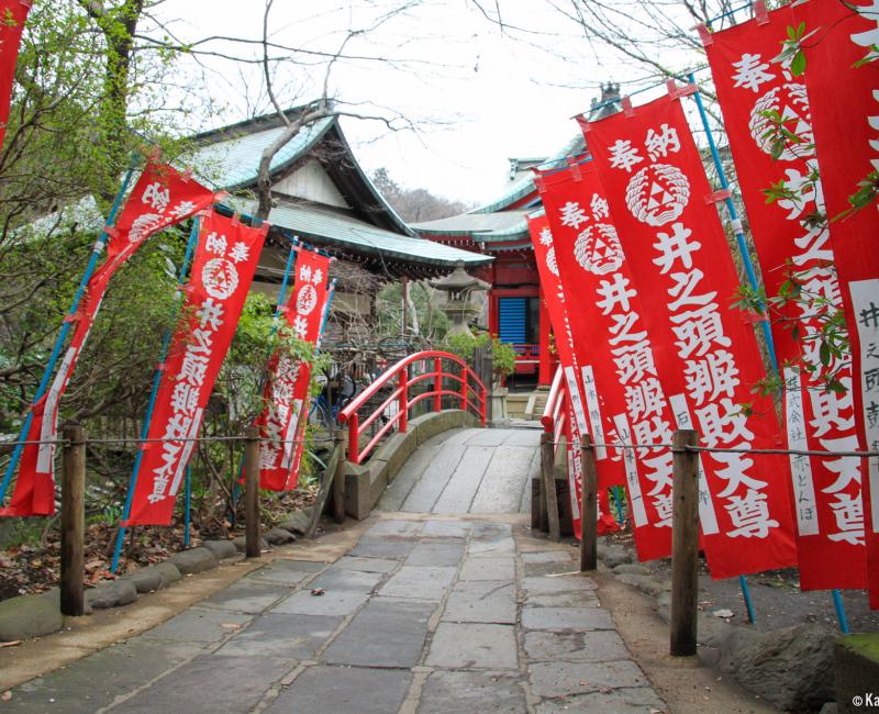 Inokashira Park, Paved path to Benzaiten temple 2