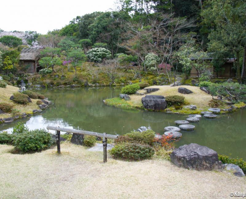 Isui-en (Nara), Pond in the Back garden Isui-en (Nara), Pond in the Back garden
