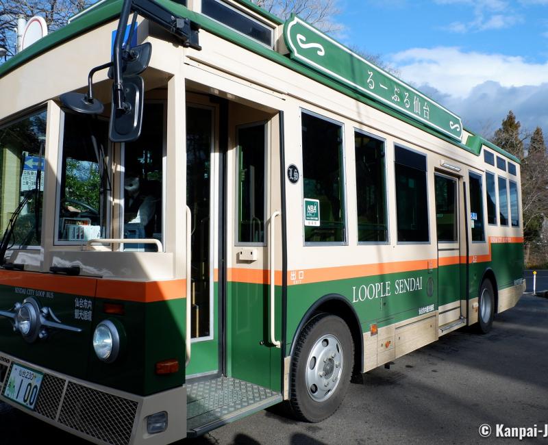 Sendai, Loople bus Sendai, Loople bus
