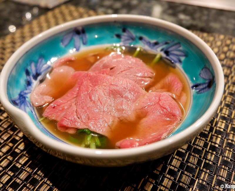 Matsukiya restaurant in Otsu, Omi beef fondue Matsukiya restaurant in Otsu, Omi beef fondue