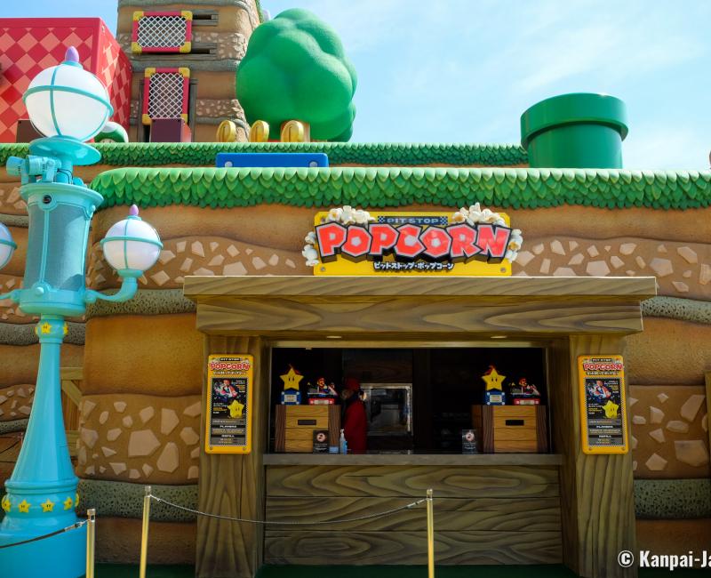 Super Nintendo World (USJ, Osaka), Pit Stop Popcorn in Mushroom Kingdom