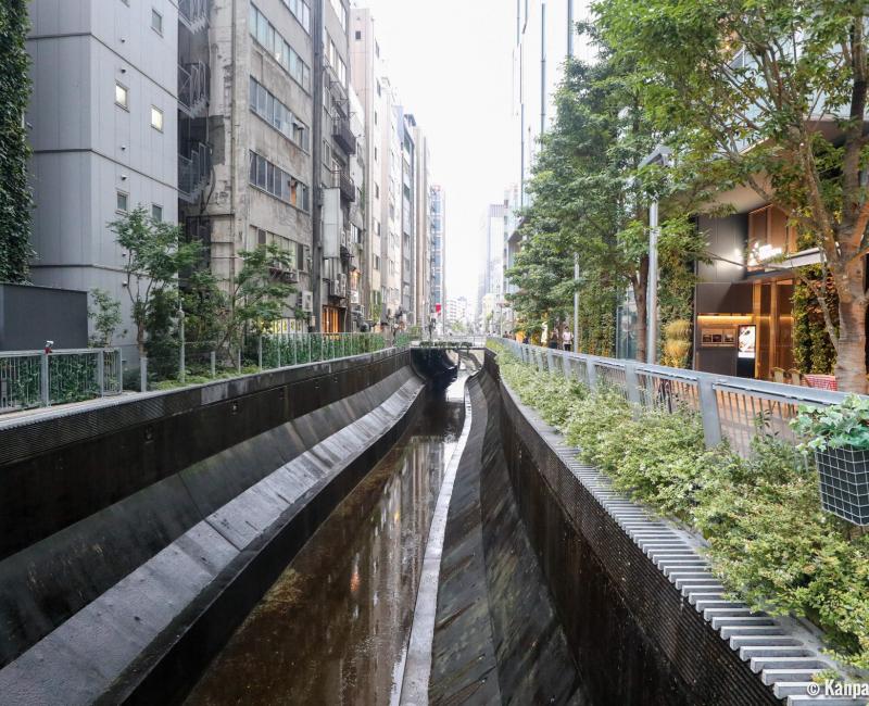 Shibuya River landscaped banks 3 Shibuya River landscaped banks 3