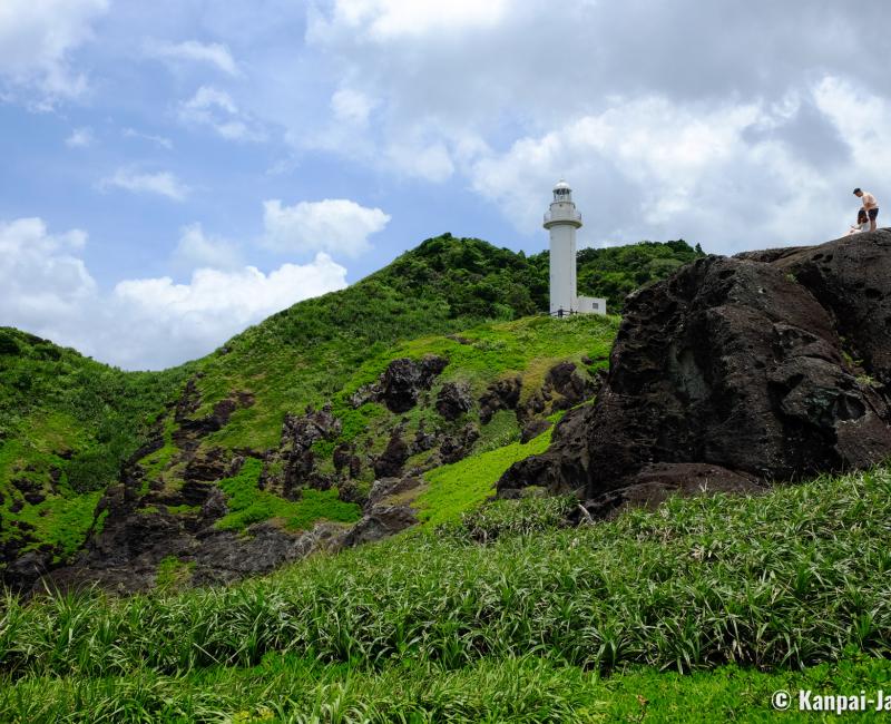 Ishigaki Island (Okinawa), Oganzaki Lighthouse on the west end of the island Ishigaki Island (Okinawa), Oganzaki Lighthouse on the west end of the island