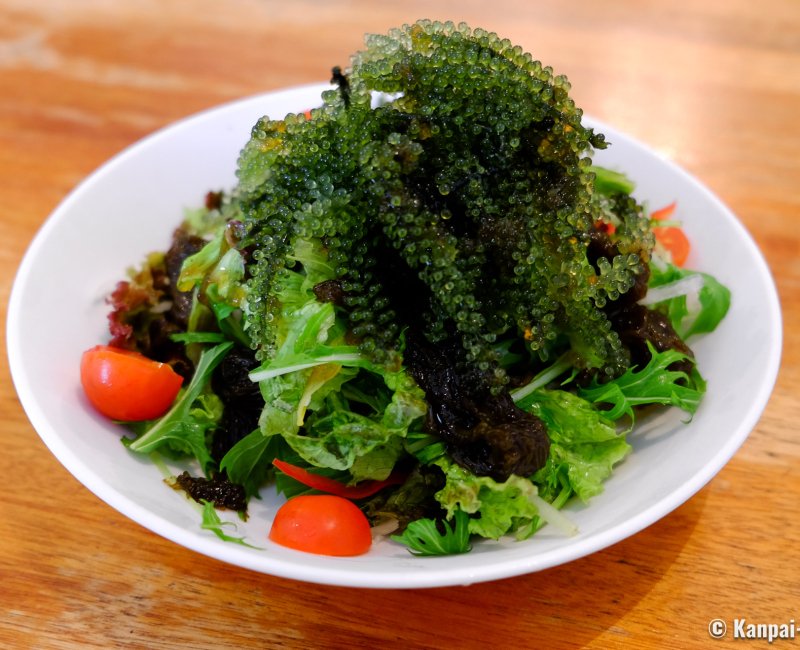 Okinawa Cuisine, Dish with umi budo algae