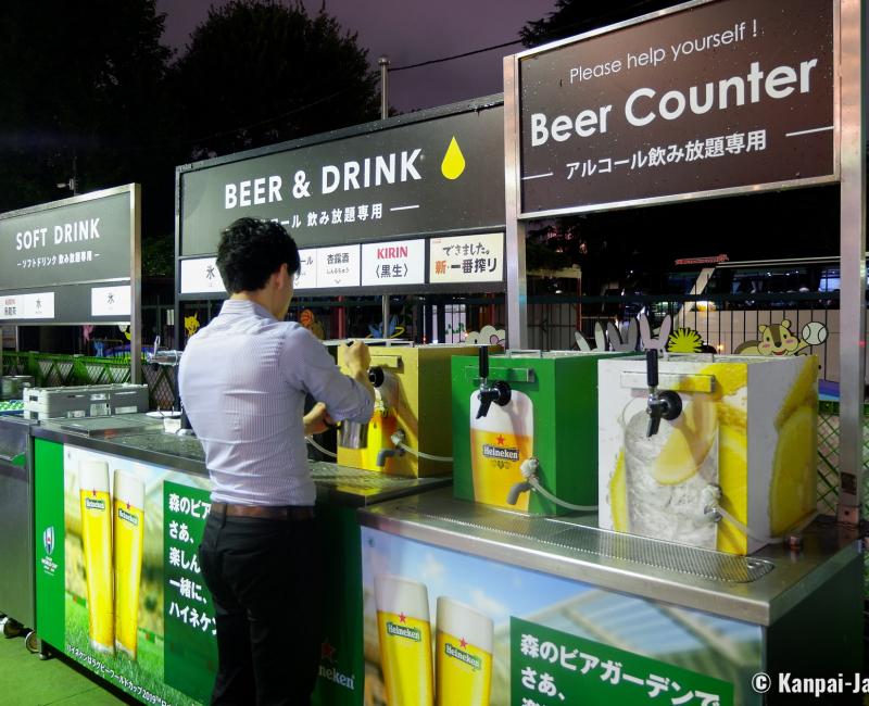 Forest Beer Garden (Tokyo), Draft-beer tap Forest Beer Garden (Tokyo), Draft-beer tap