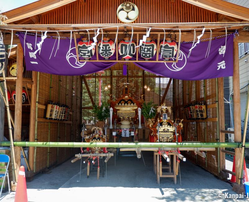 Tomioka Hachiman-gu, Mikoshi exhibition hall Tomioka Hachiman-gu, Mikoshi exhibition hall
