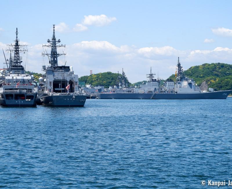 Yokosuka, Navy battleships from Verny Park