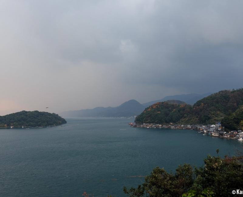 Ine (Kyoto), Panoramic view on the village and Wakasa Bay 3
