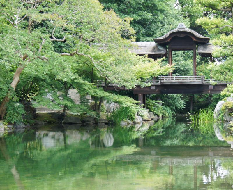 Shosei-en (Kyoto), Kaitoro bridge 2 Shosei-en (Kyoto), Kaitoro bridge 2