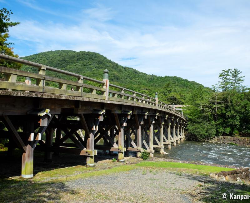 Ise Jingu, Ujibashi bridge at Naiku inner shrine (Kotai-jingu)