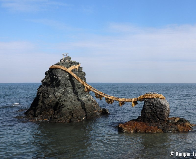 Meoto Iwa (Ise), Wedded Rocks at Futami Okitama shrine Meoto Iwa (Ise), Wedded Rocks at Futami Okitama shrine