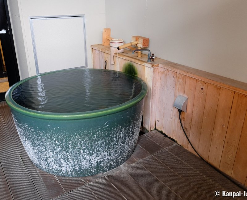 Ise Shinsen, Private outdoor onsen on the room's terrace Ise Shinsen, Private outdoor onsen on the room's terrace