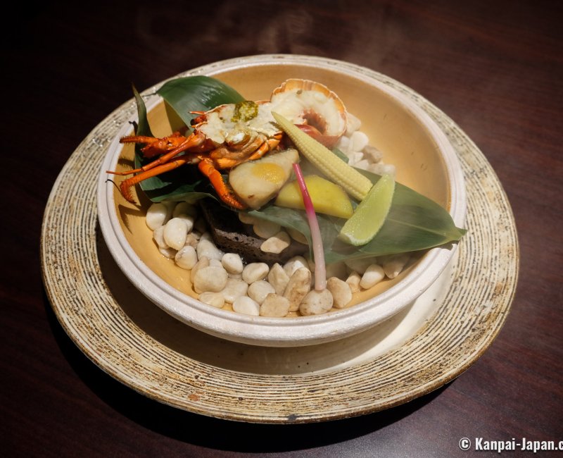 Shiojitei (Toba), Lobster dish at Dining Shiraishi Restaurant