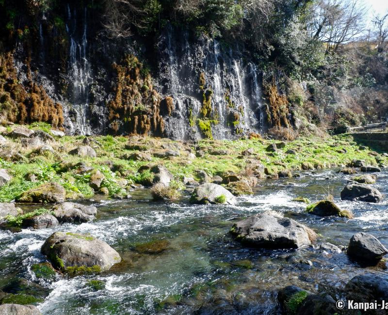 Shiraito Falls, View at the foot of the waterfall Shiraito Falls, View at the foot of the waterfall