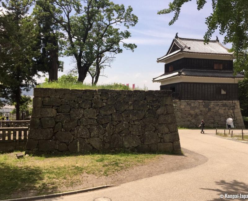 Ueda Castle (Nagano), Turret and fortification wall 2