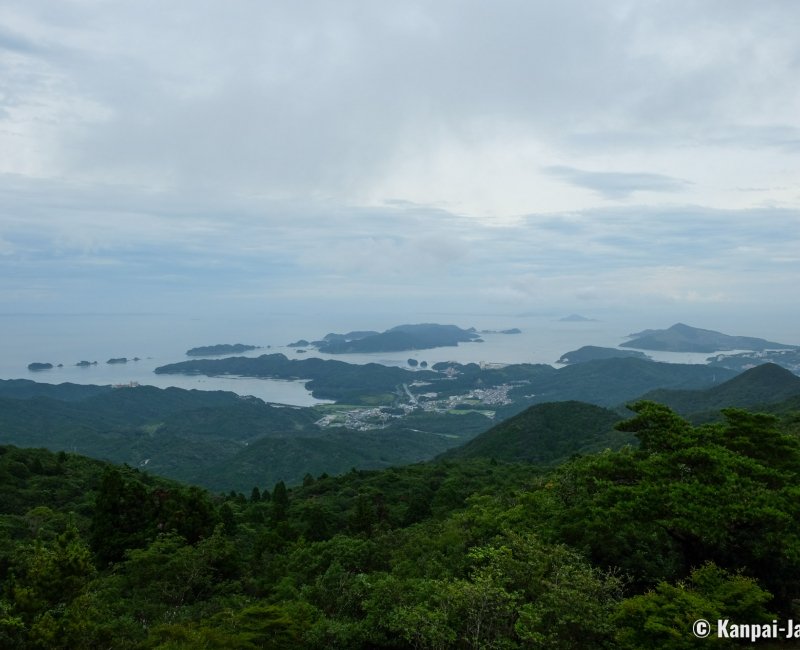 Ise-Shima Skyline (Mie), View on the north-east of the peninsula and the islands off to Toba's shores