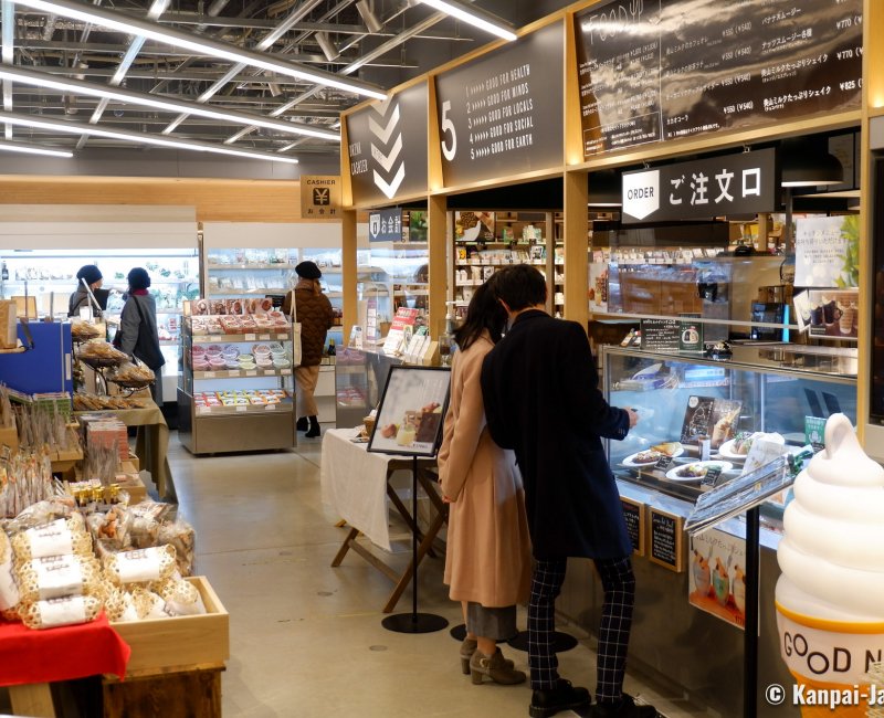 Good Nature Hotel (Kyoto), Organic supermarket at the Good Nature Station