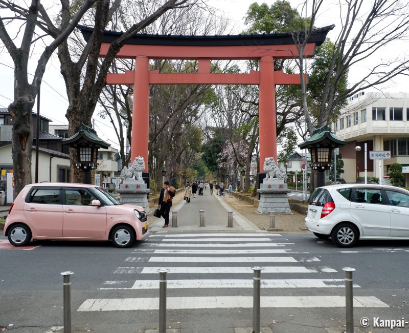 Omiya (Saitama), Ni no Torii gate on Hikawa Sando path to the entrance of Hikawa-jinja shrine Omiya (Saitama), Ni no Torii gate on Hikawa Sando path to the entrance of Hikawa-jinja shrine