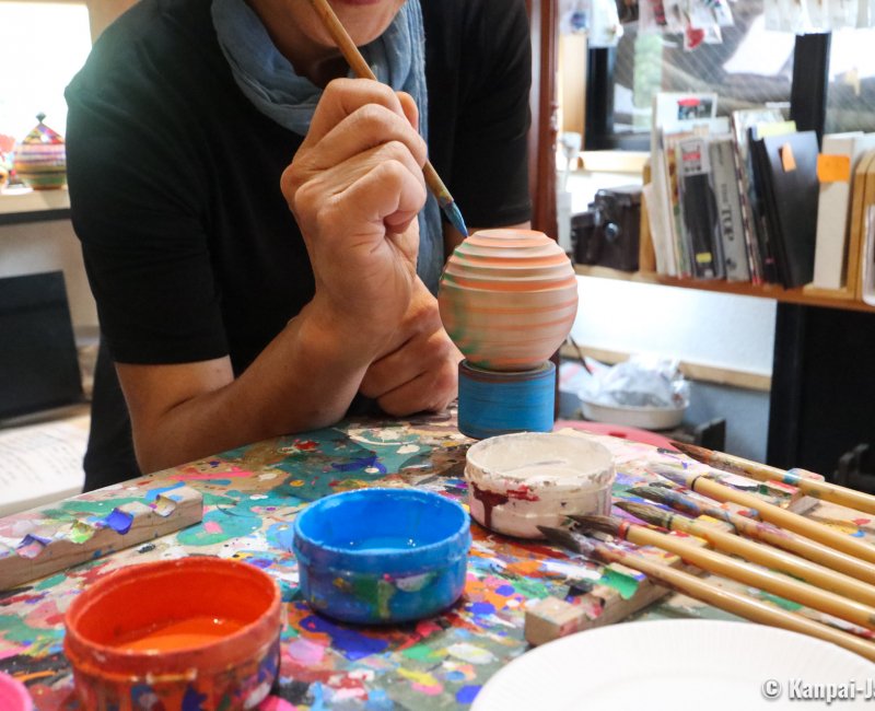 Sasebo-Koma-Honpo, Top painting workshop 2 Sasebo-Koma-Honpo, Top painting workshop 2