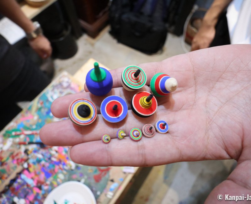 Various types of Sasebo spinning tops Various types of Sasebo spinning tops