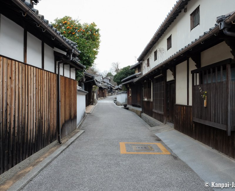 Setouchi Triennale, Honjima island, A street in the traditional port district Setouchi Triennale, Honjima island, A street in the traditional port district
