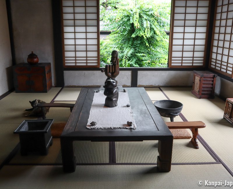 Kawai Kanjiro’s House (Kyoto), Traditional room and artworks display Kawai Kanjiro’s House (Kyoto), Traditional room and artworks display