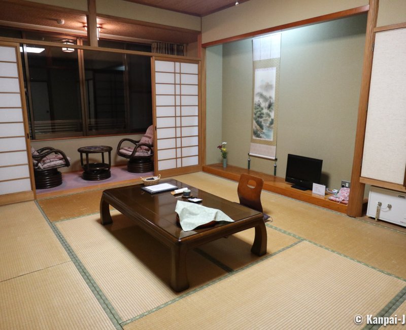 Chikuden Saryo (Taketa, Oita), A room at the ryokan inn