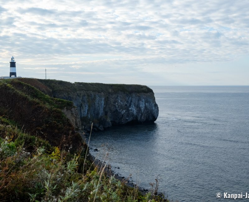 Abashiri (Hokkaido), View on Cape Notoro and its lighthouse