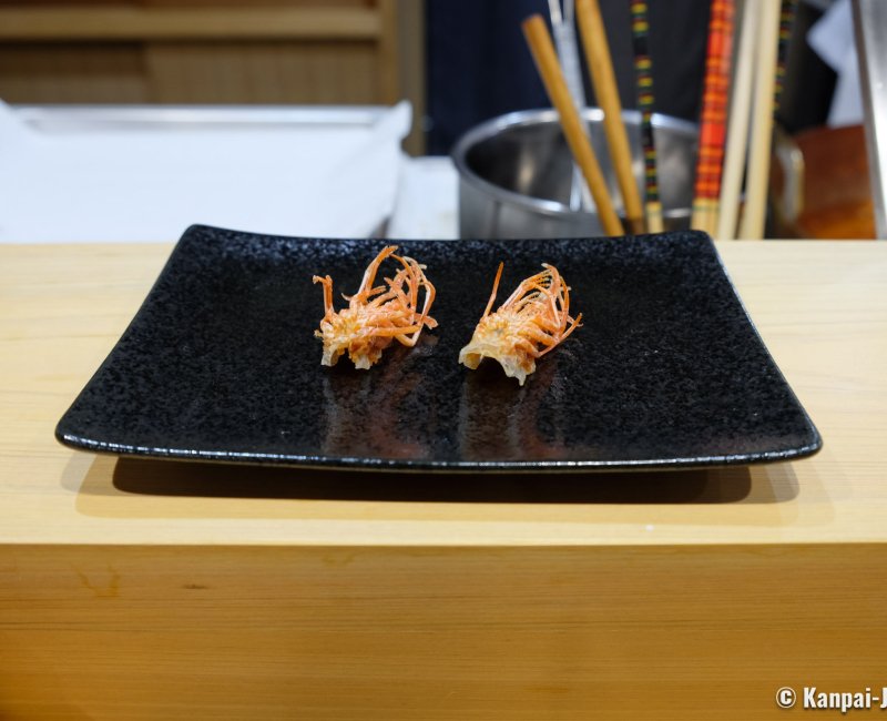 Tempura Tobari, Seafood shell tempura