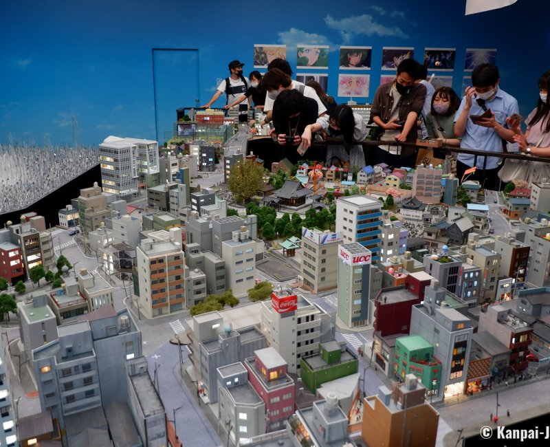 Small Worlds Tokyo (Odaiba), Miniature world of Sailor Moon and Azabu-Juban neighborhood