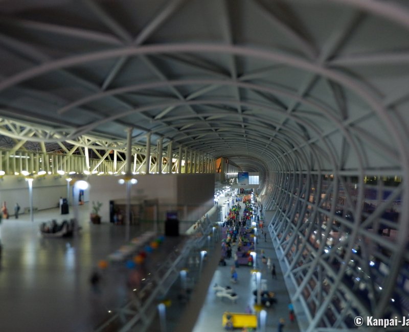 Small Worlds Tokyo (Odaiba), Model scale of KIX airport 2