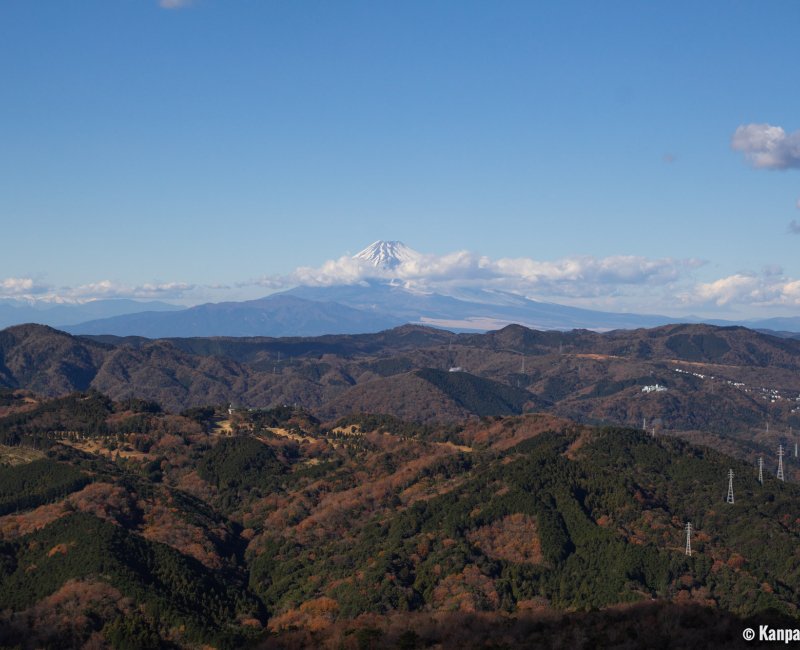 Mount Omuro (Izu Peninsula), View on Mount Fuji