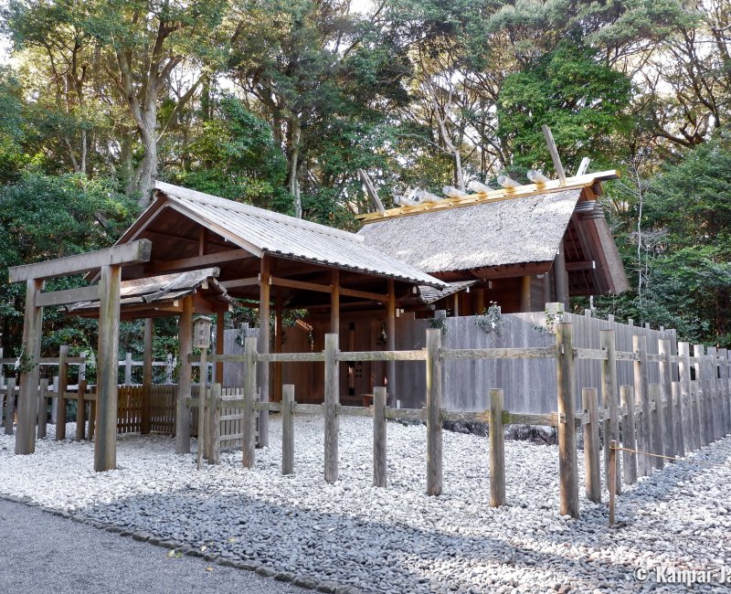 Shima (Ise Peninsula, Mie Prefecture), Izawanomiya shrine's Shinto architecture Shima (Ise Peninsula, Mie Prefecture), Izawanomiya shrine's Shinto architecture