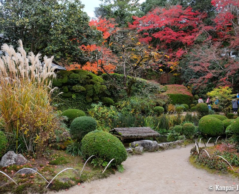 Shisen-do (Kyoto), View on the garden in autumn 2 Shisen-do (Kyoto), View on the garden in autumn 2