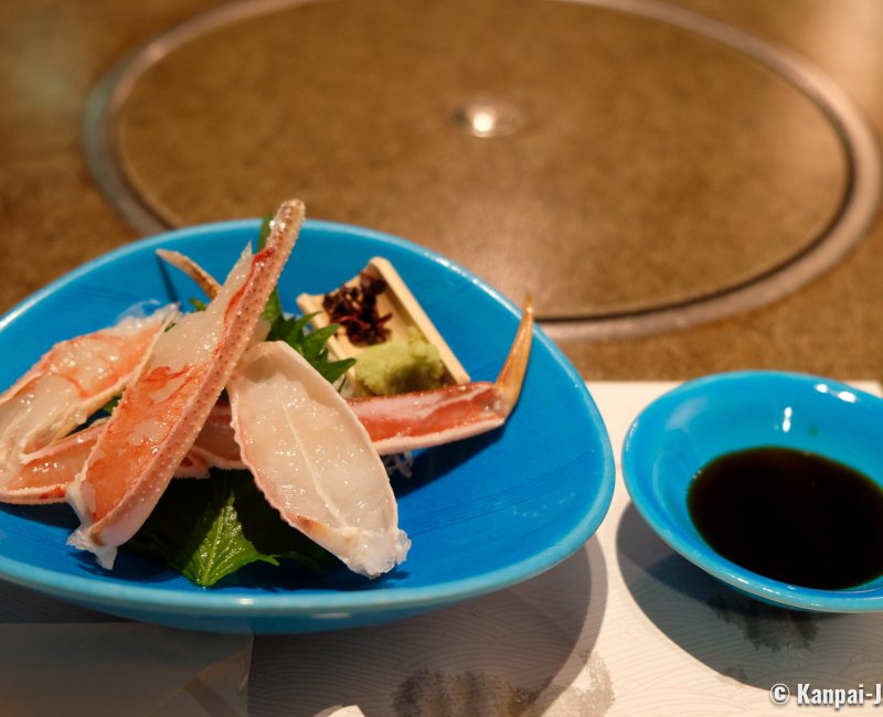 Kani Doraku Kyoto Honten (Kyoto), Raw crab legs dish Kani Doraku Kyoto Honten (Kyoto), Raw crab legs dish