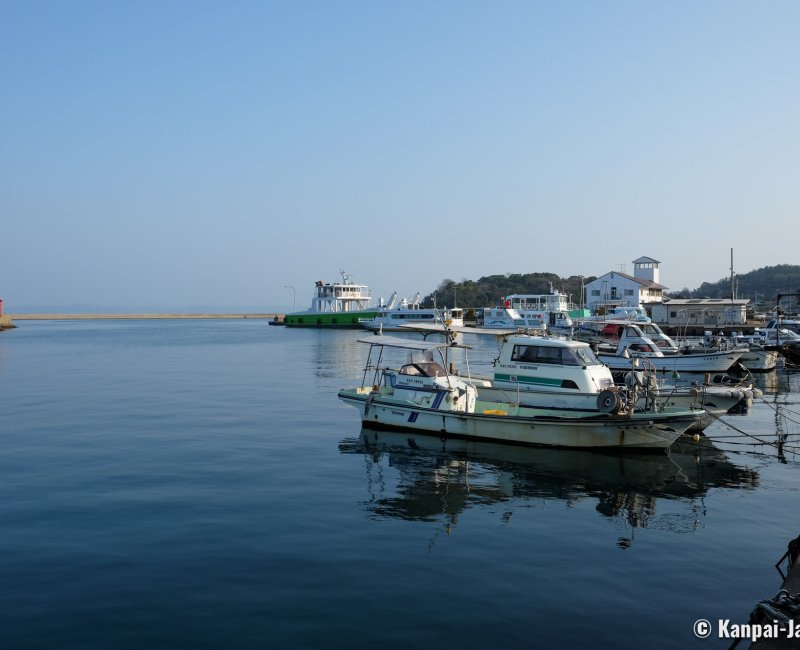 Teshima (Shikoku), Fishing boats at Ieura Port Teshima (Shikoku), Fishing boats at Ieura Port