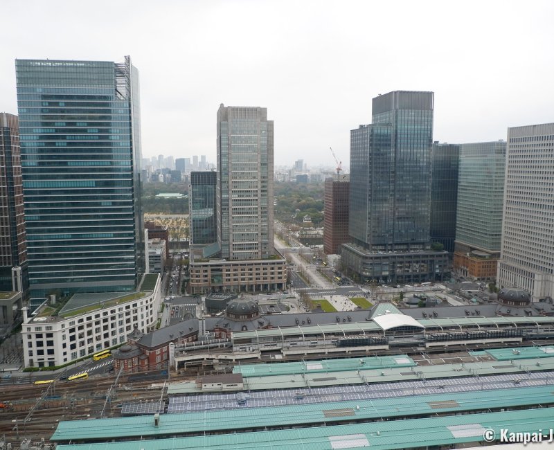 Yaesu (Tokyo), View on Tokyo Station and the buildings of Marunouchi from Tokyo Midtown Yaesu Yaesu (Tokyo), View on Tokyo Station and the buildings of Marunouchi from Tokyo Midtown Yaesu