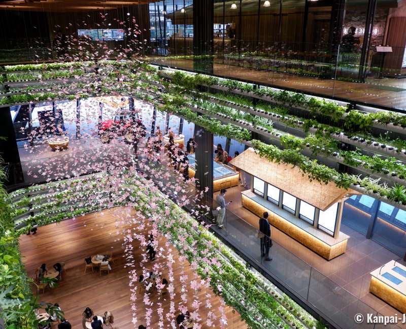 Yaesu (Tokyo), Hanasaka Square atrium in Yanmar Tokyo's building Yaesu (Tokyo), Hanasaka Square atrium in Yanmar Tokyo's building