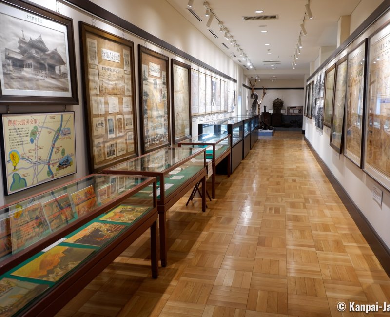Yokoamicho Park (Tokyo), Display in the Tokyo Reconstruction Memorial Hall