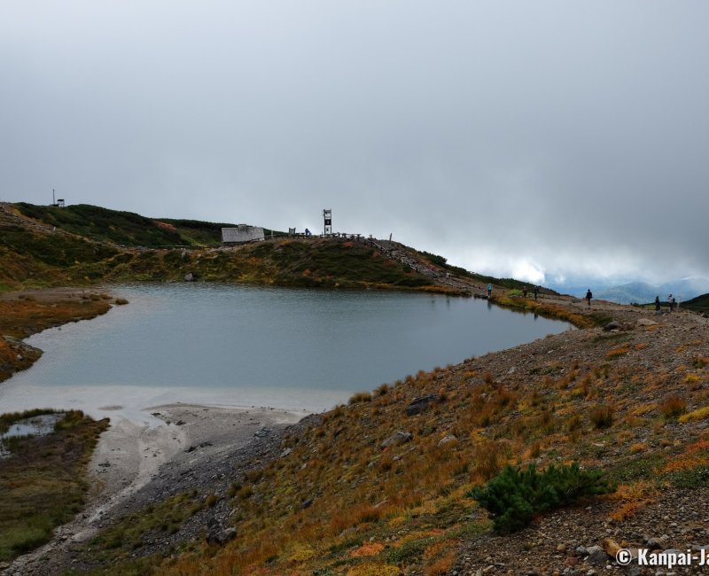 Daisetsuzan National Park (Hokkaido), View on Lake Sugatami-ike in autumn Daisetsuzan National Park (Hokkaido), View on Lake Sugatami-ike in autumn