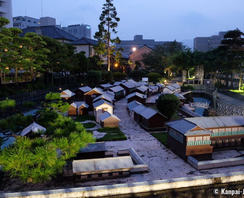 Dejima (Nagasaki), Scale model of the island during the Edo period