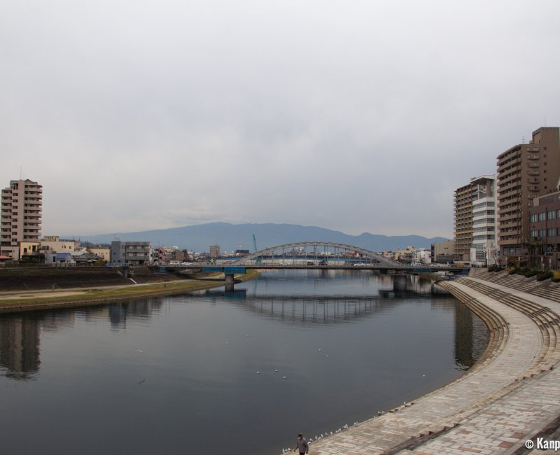 Numazu (Izu Peninsula), Kano River near the JR station
